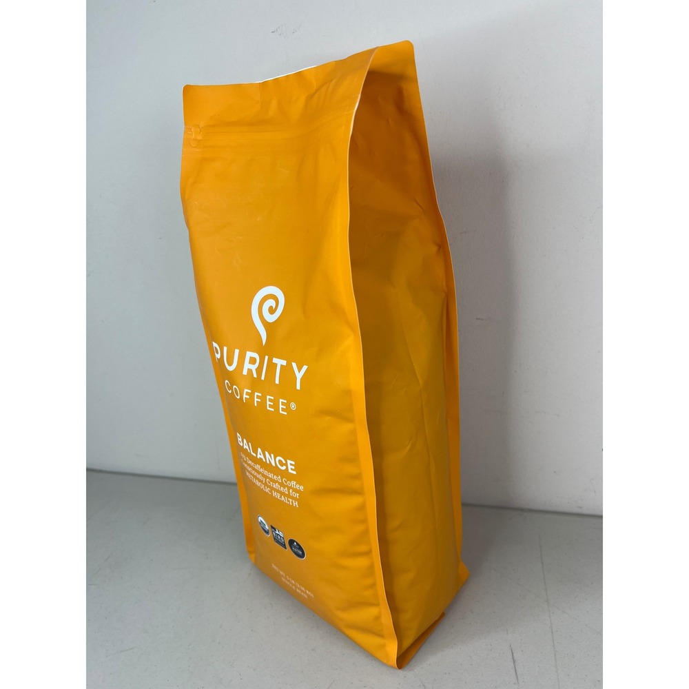 NEW Purity Coffee BALANCE Decaf Whole Bean 5lb USDA Organic Exp 06/2027 SEALED - Picture 4 of 5